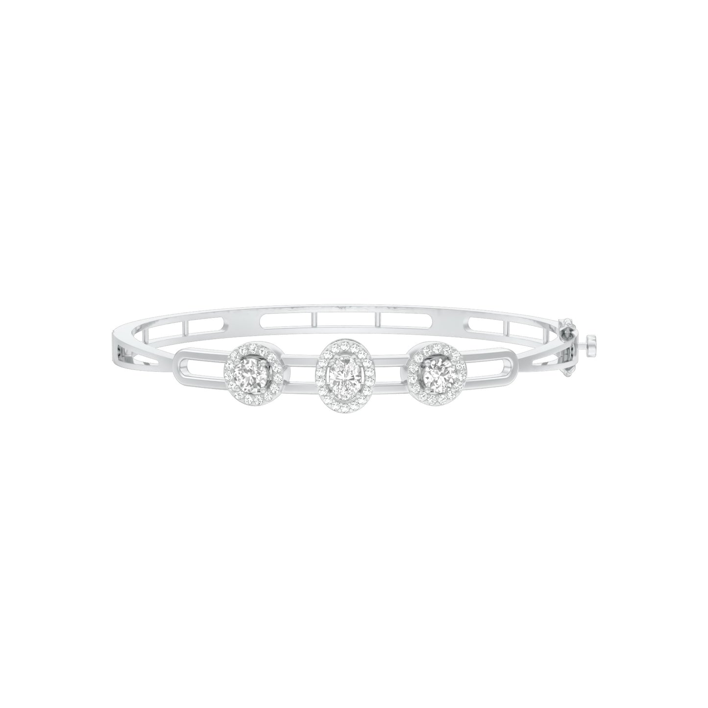 KI-BRL00111 18 KT / White Gold