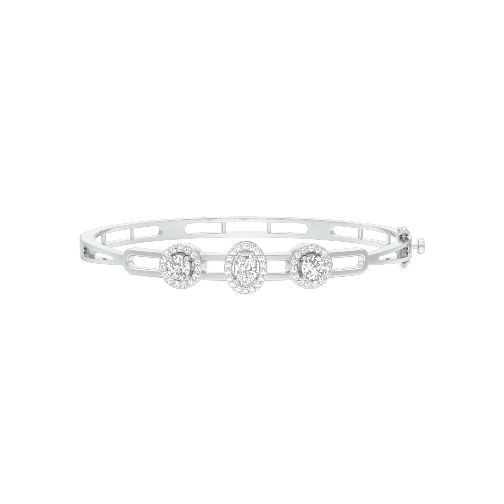 KI-BRL00111 18 KT / White Gold