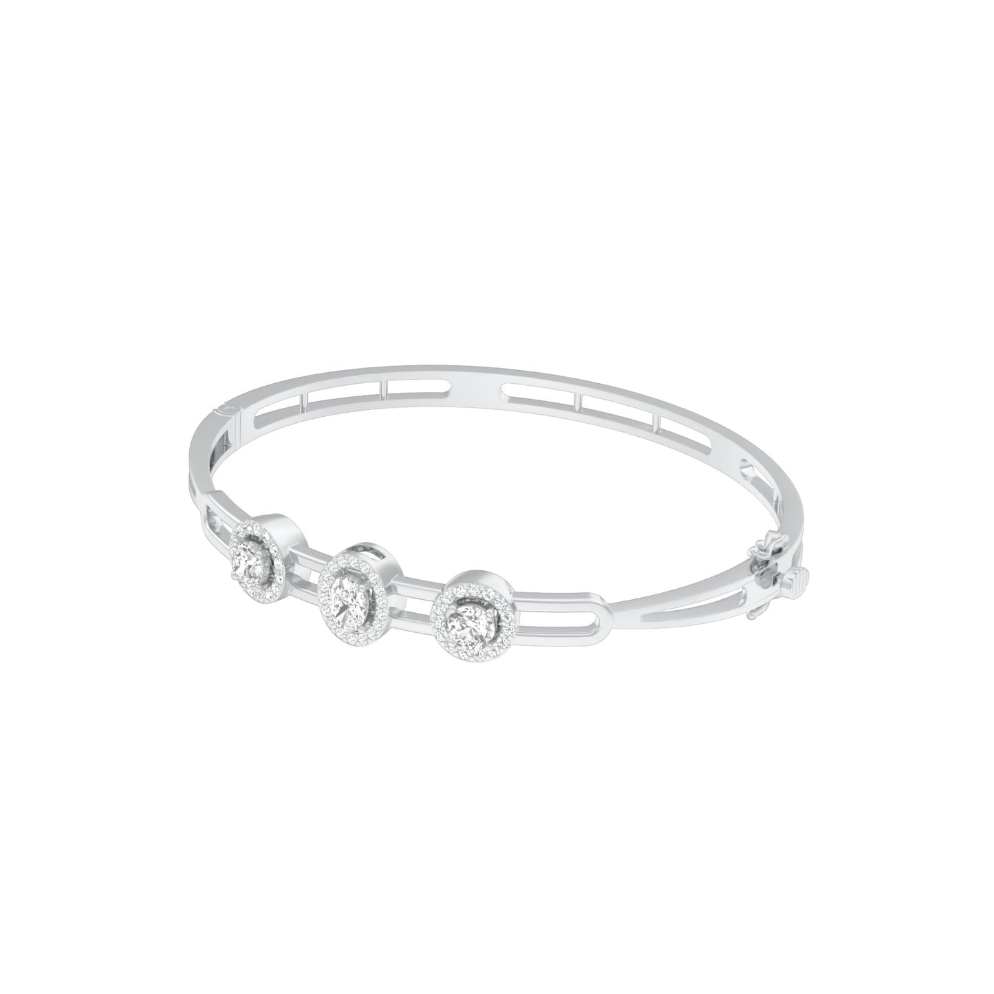 KI-BRL00111 18 KT / White Gold