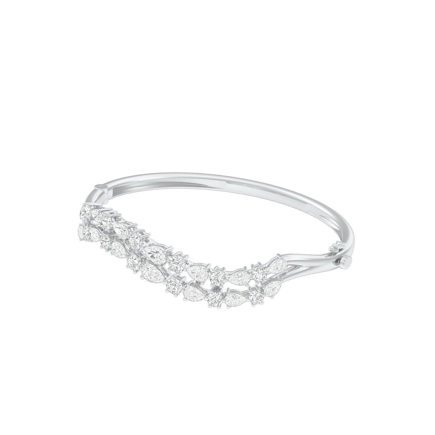 KI-BRL00124 18 KT / White Gold