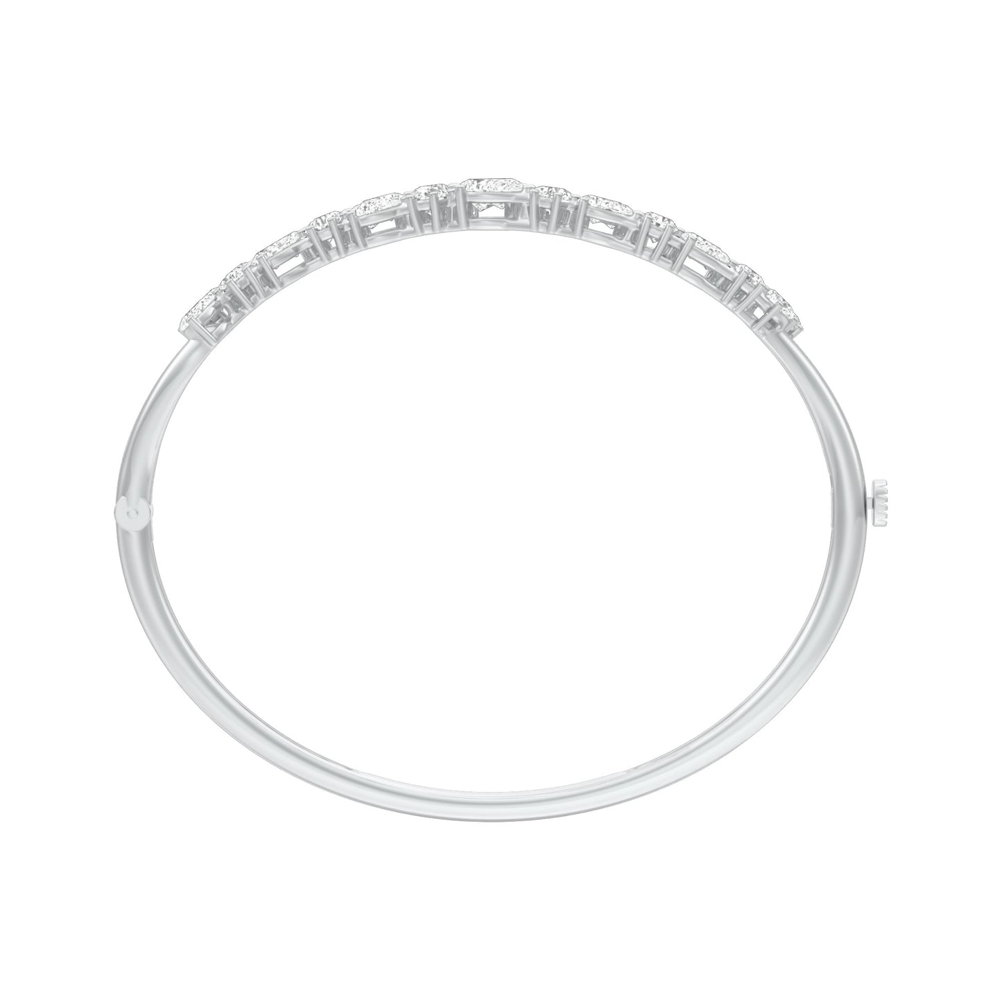 KI-BRL00124 18 KT / White Gold