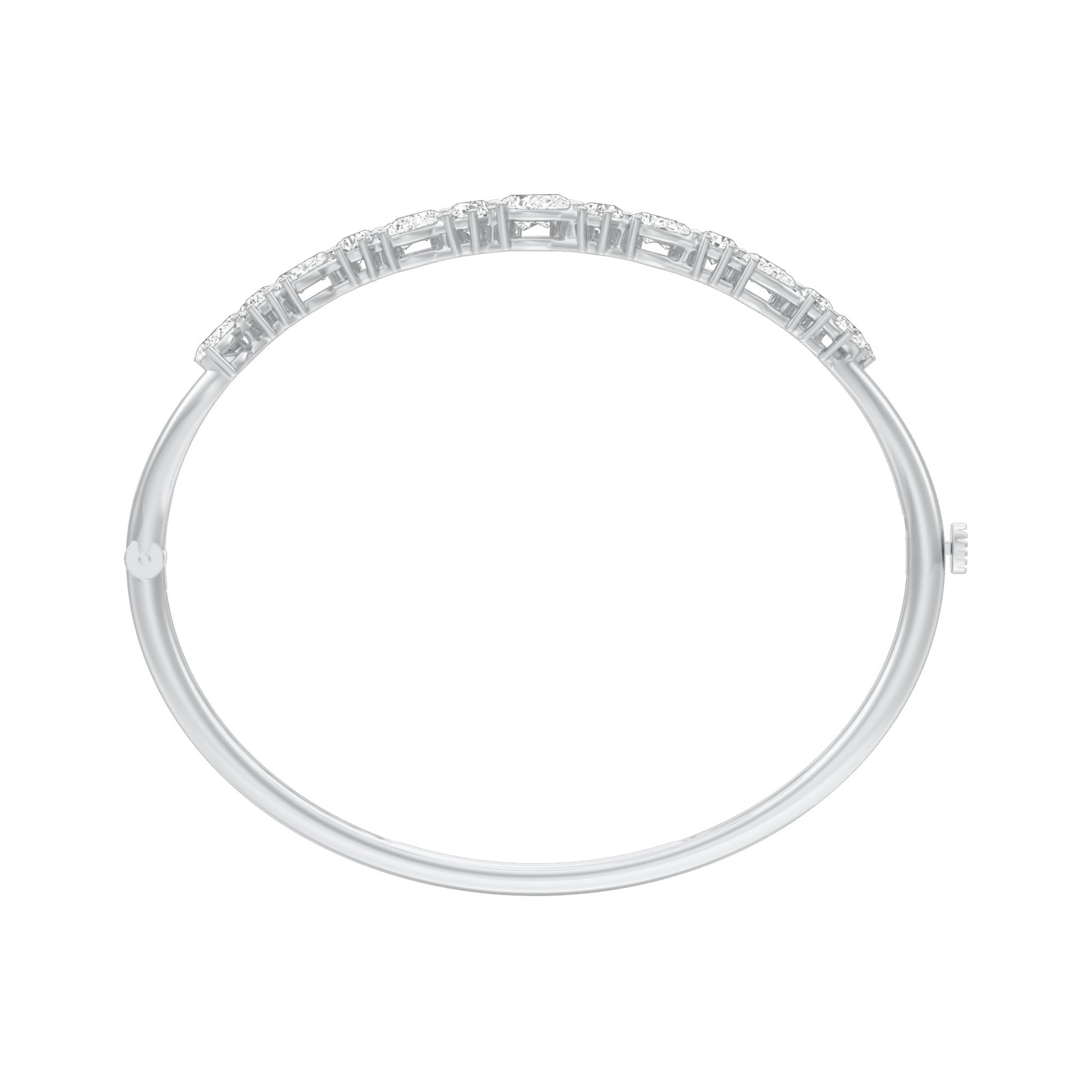 KI-BRL00124 18 KT / White Gold