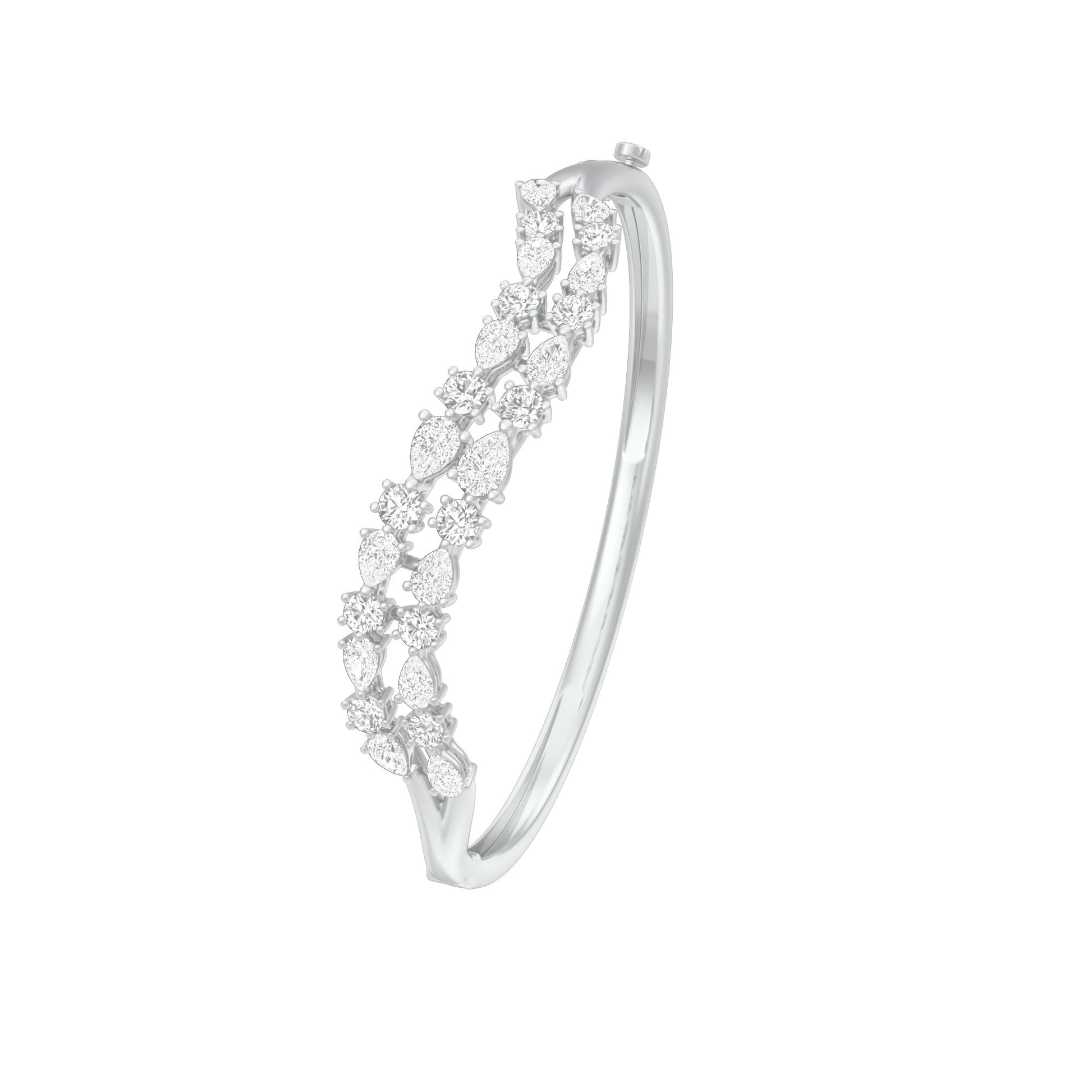 KI-BRL00124 18 KT / White Gold