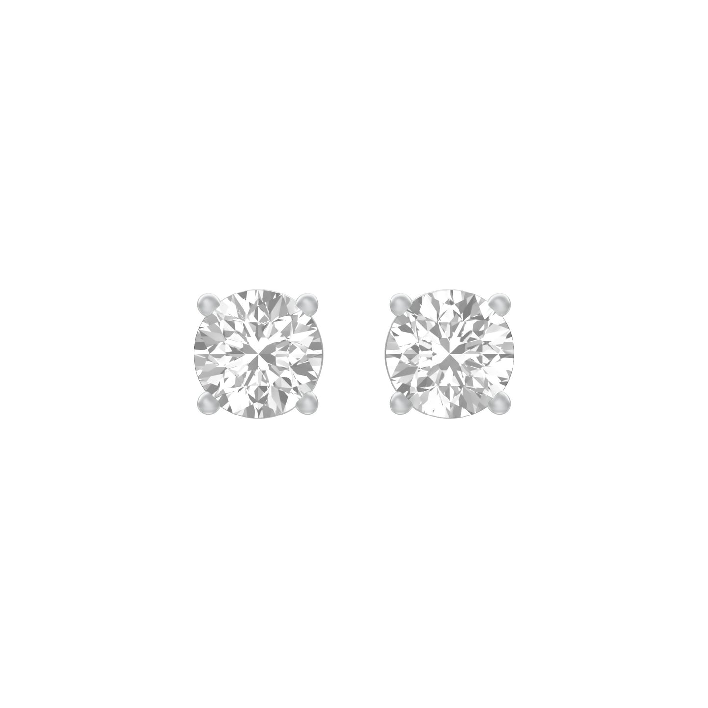KI-ER00002-075 18 KT / White Gold