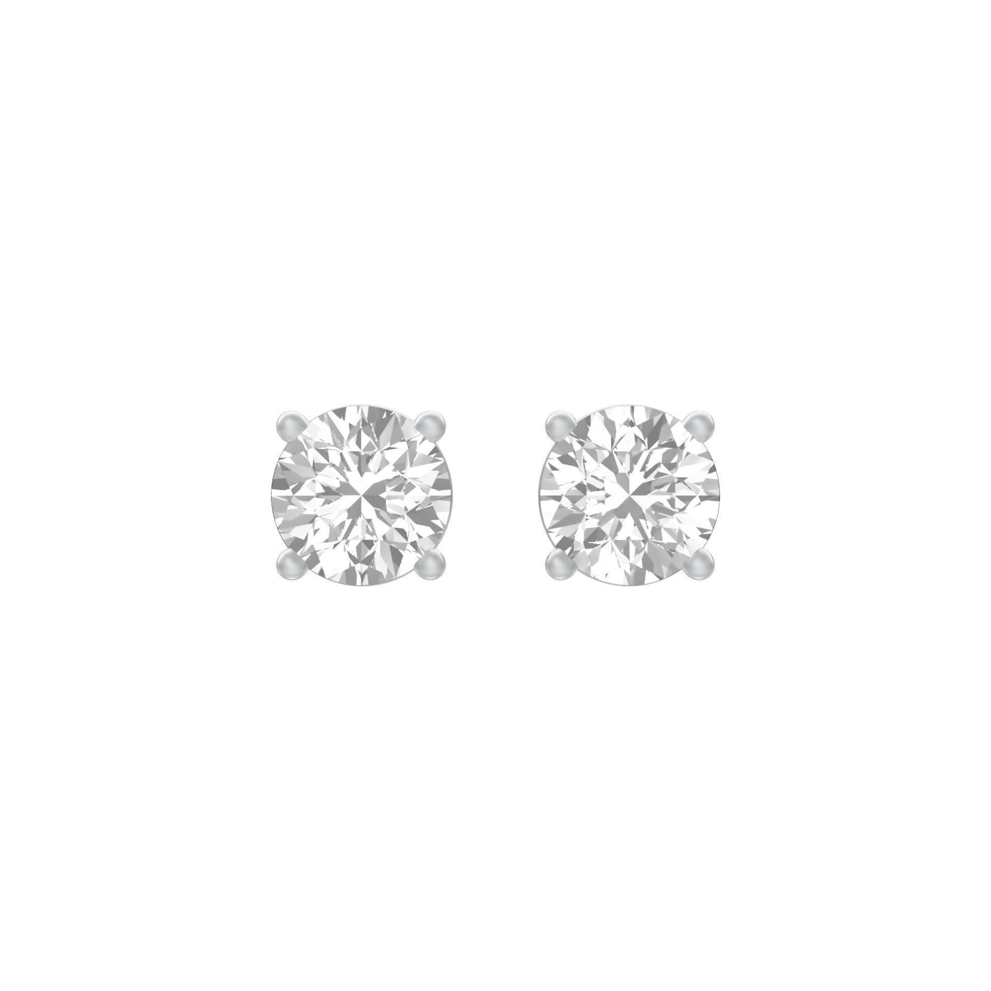 KI-ER00002-075 18 KT / White Gold