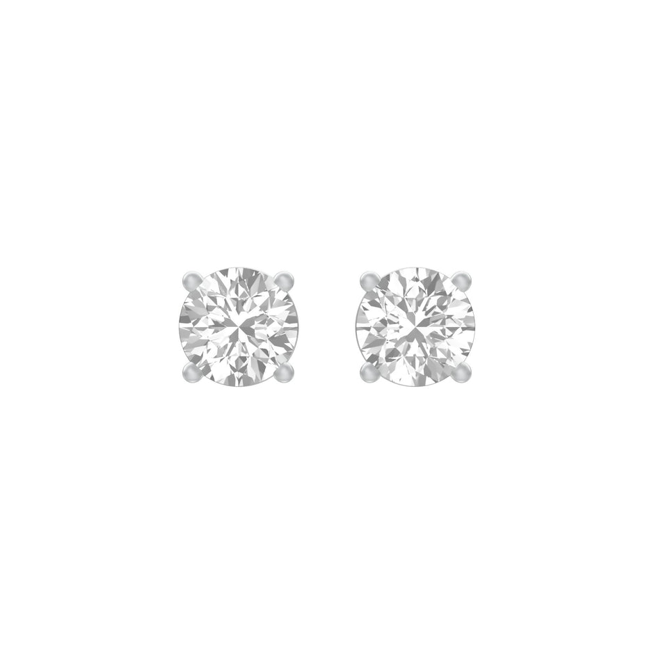 KI-ER00002-075 18 KT / White Gold