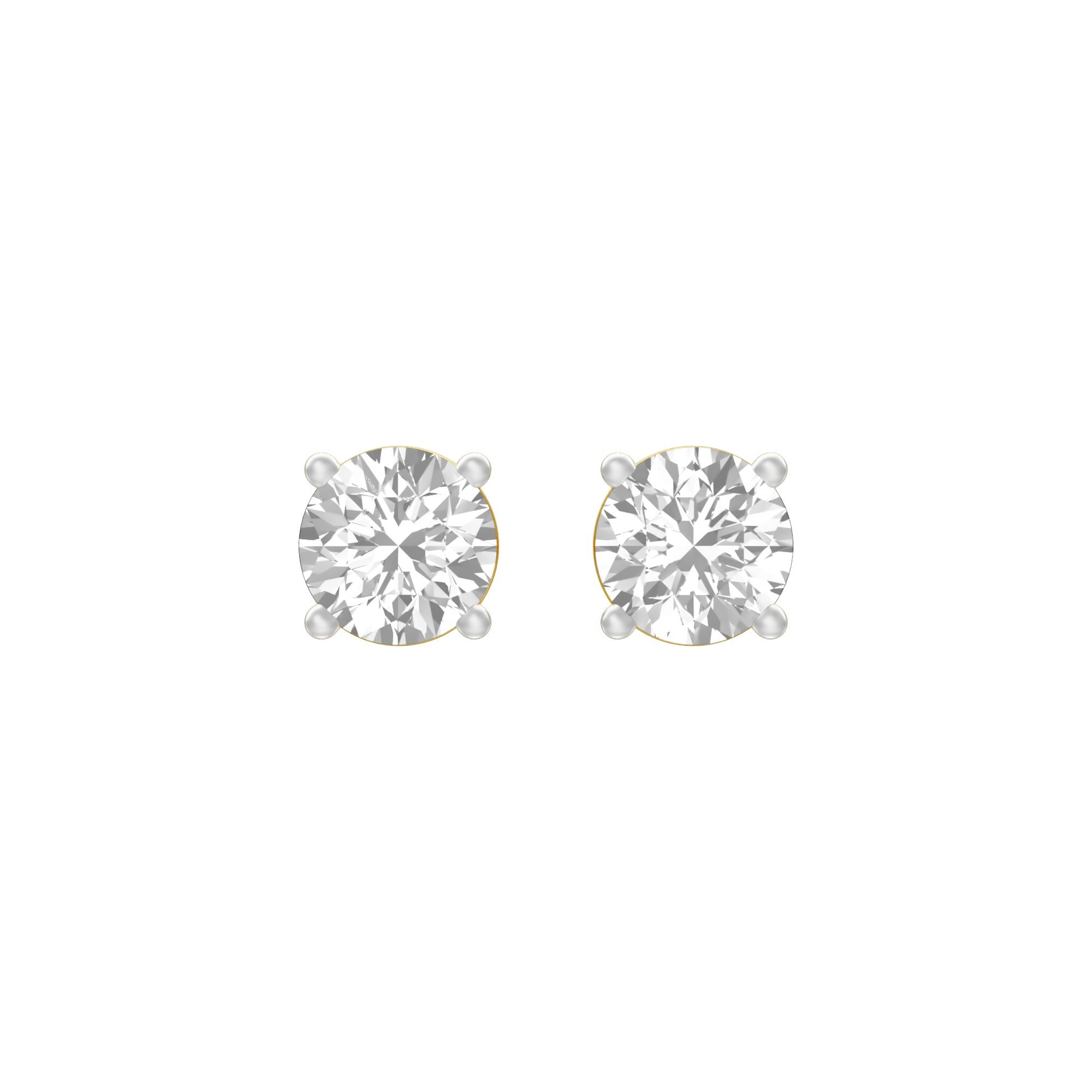 KI-ER00002-075 18 KT / Yellow Gold