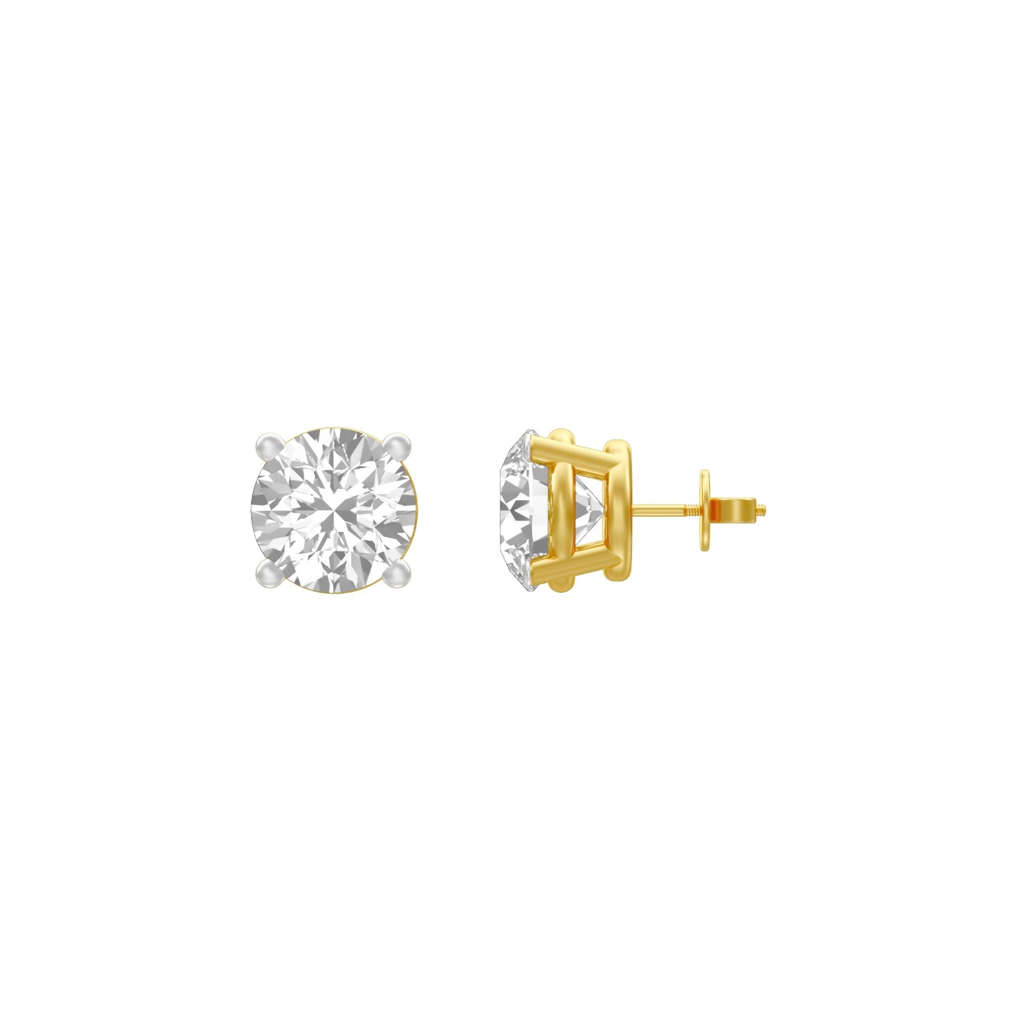 KI-ER00002-075 18 KT / Yellow Gold