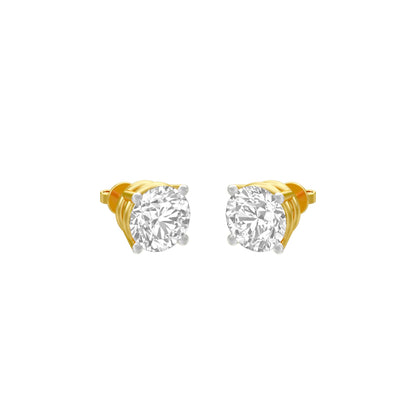KI-ER00002-075 18 KT / Yellow Gold