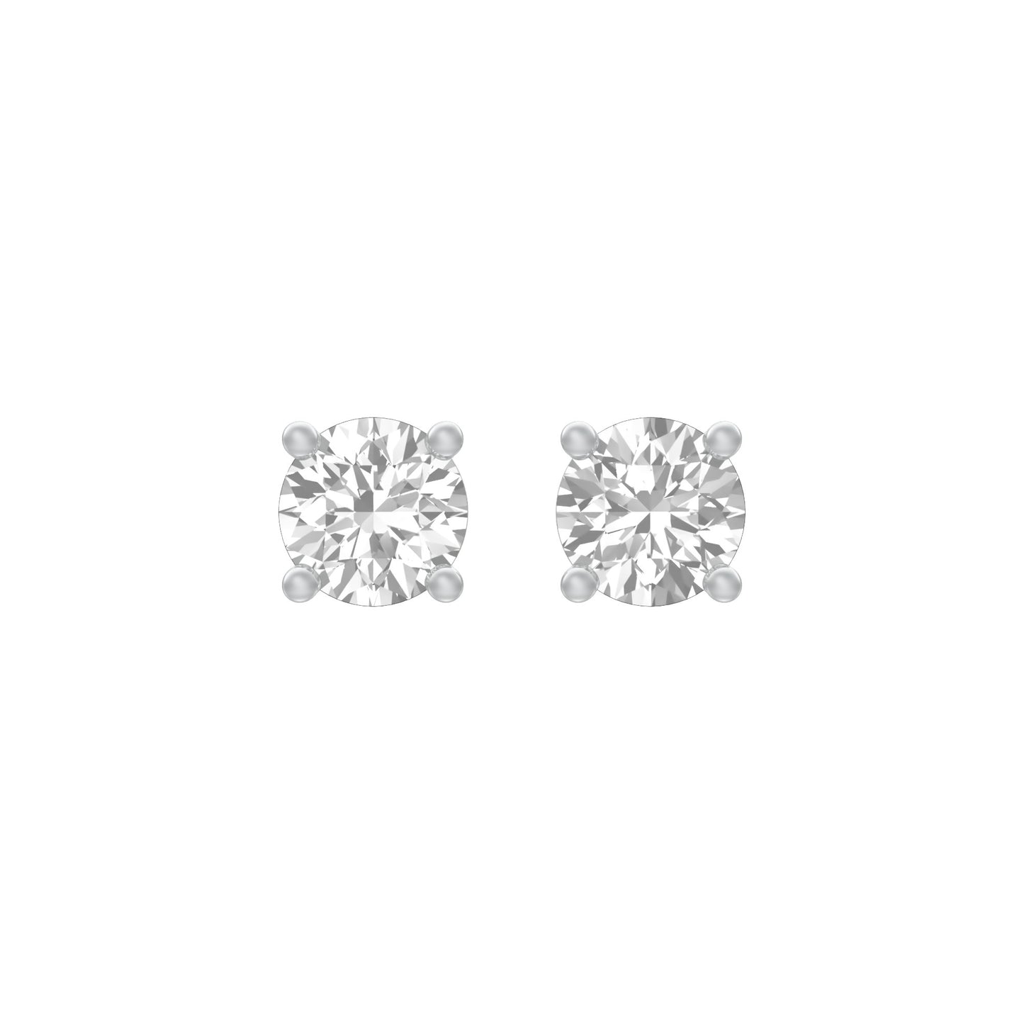 KI-ER00002-100 18 KT / White Gold