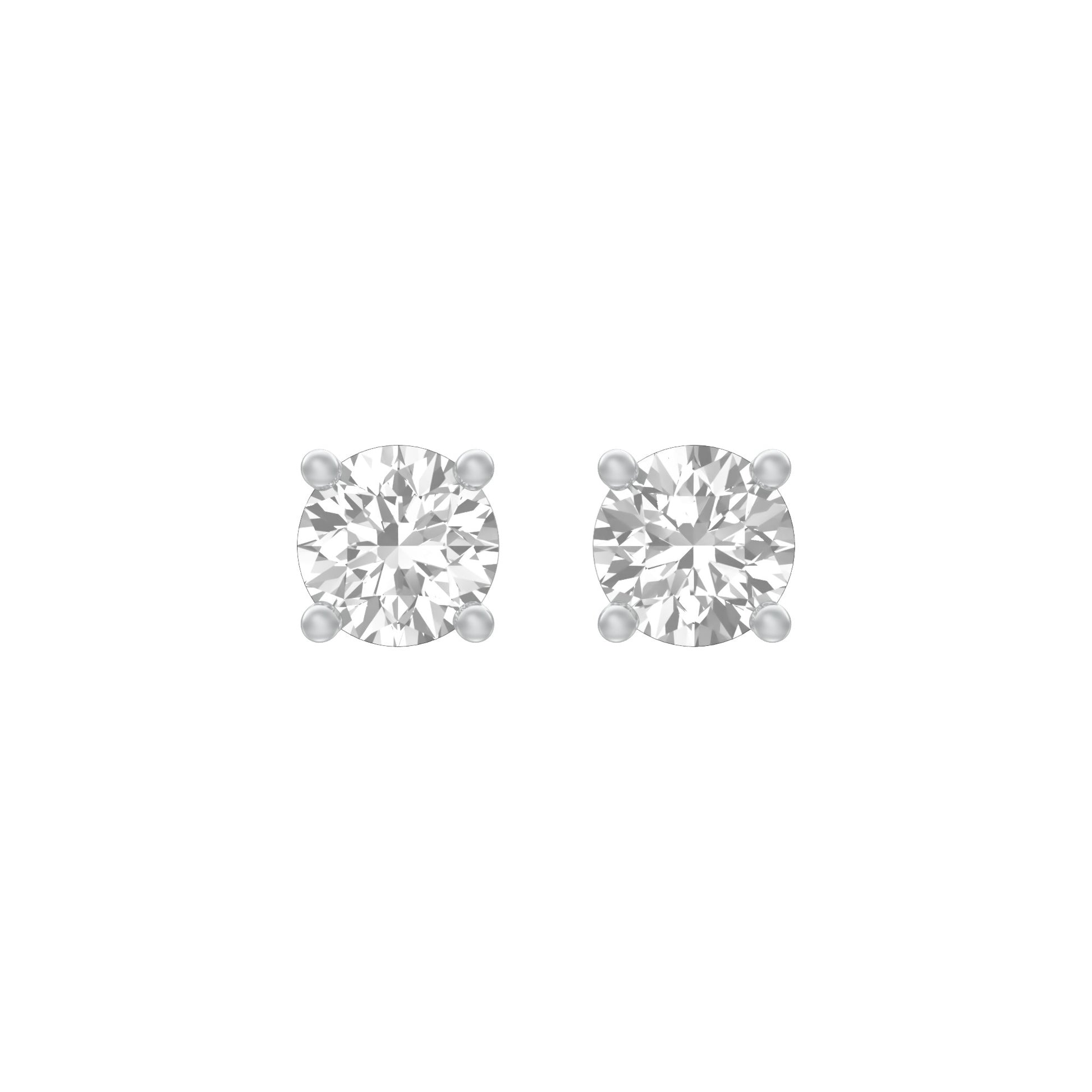 KI-ER00002-100 18 KT / White Gold