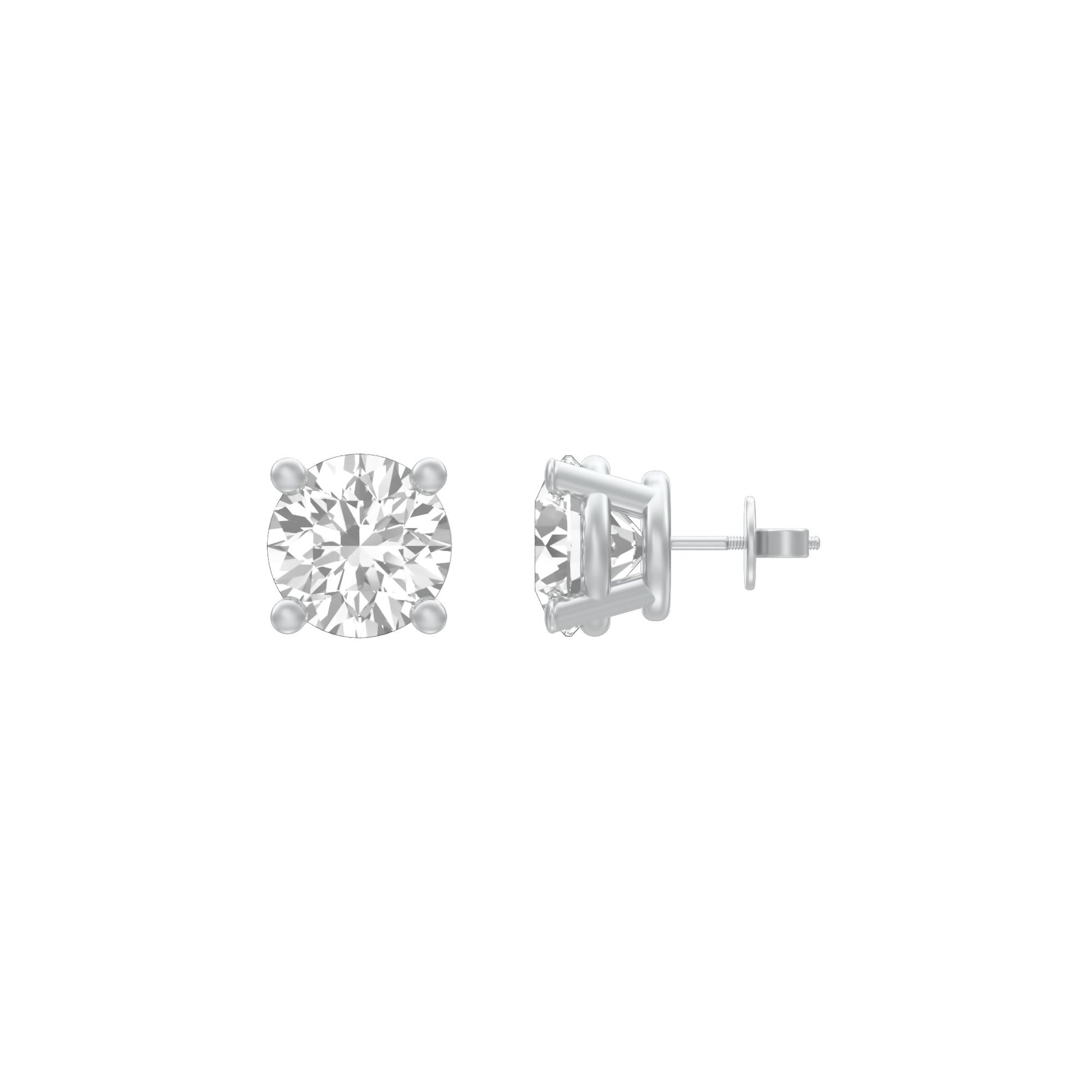 KI-ER00002-100 18 KT / White Gold