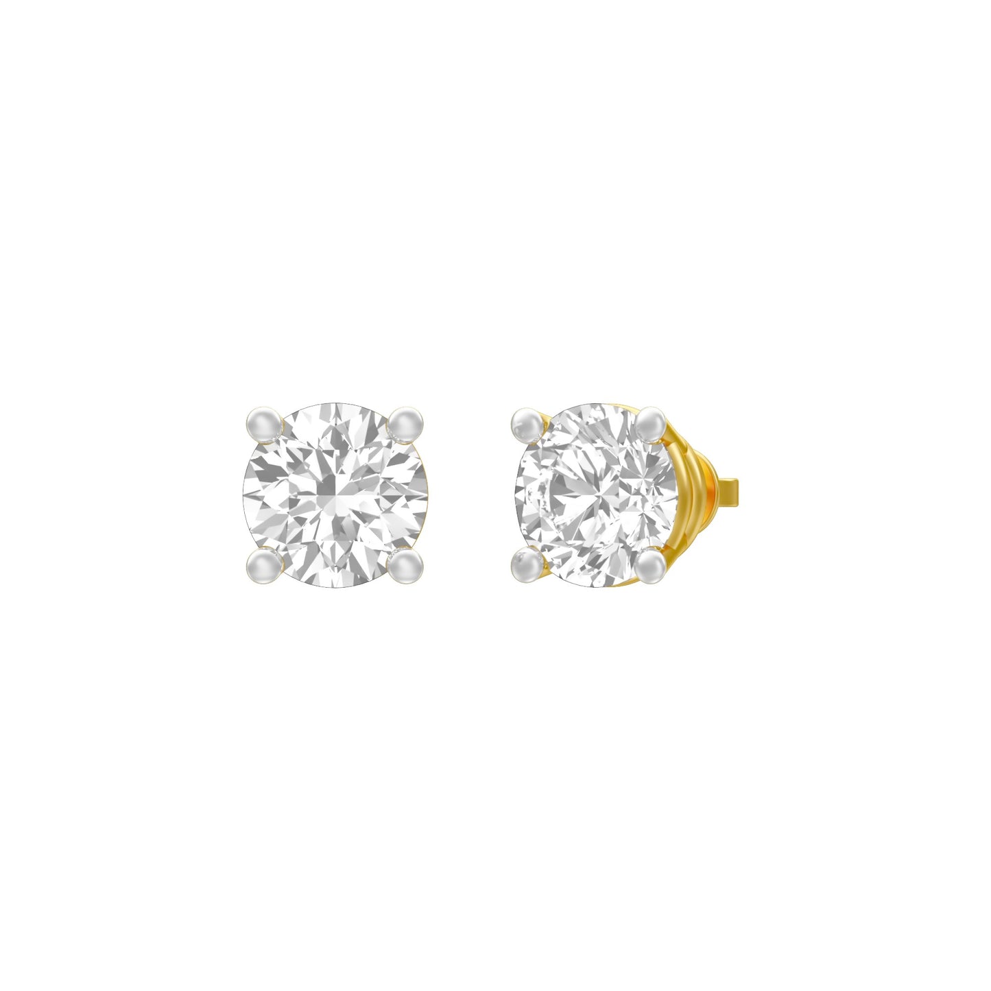 KI-ER00002-100 18 KT / Yellow Gold