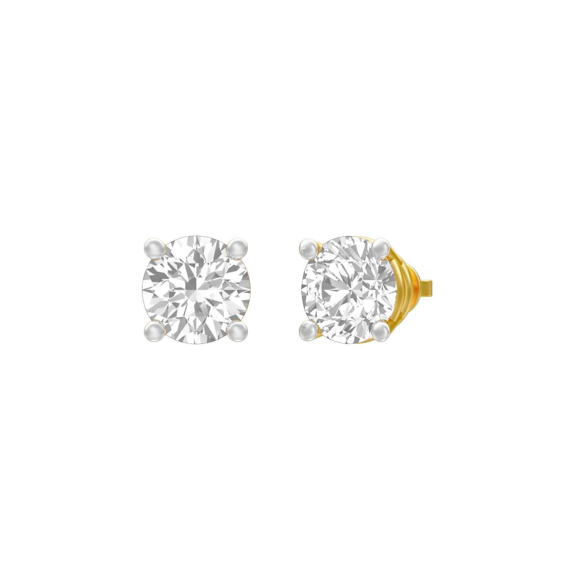 KI-ER00002-100 18 KT / Yellow Gold