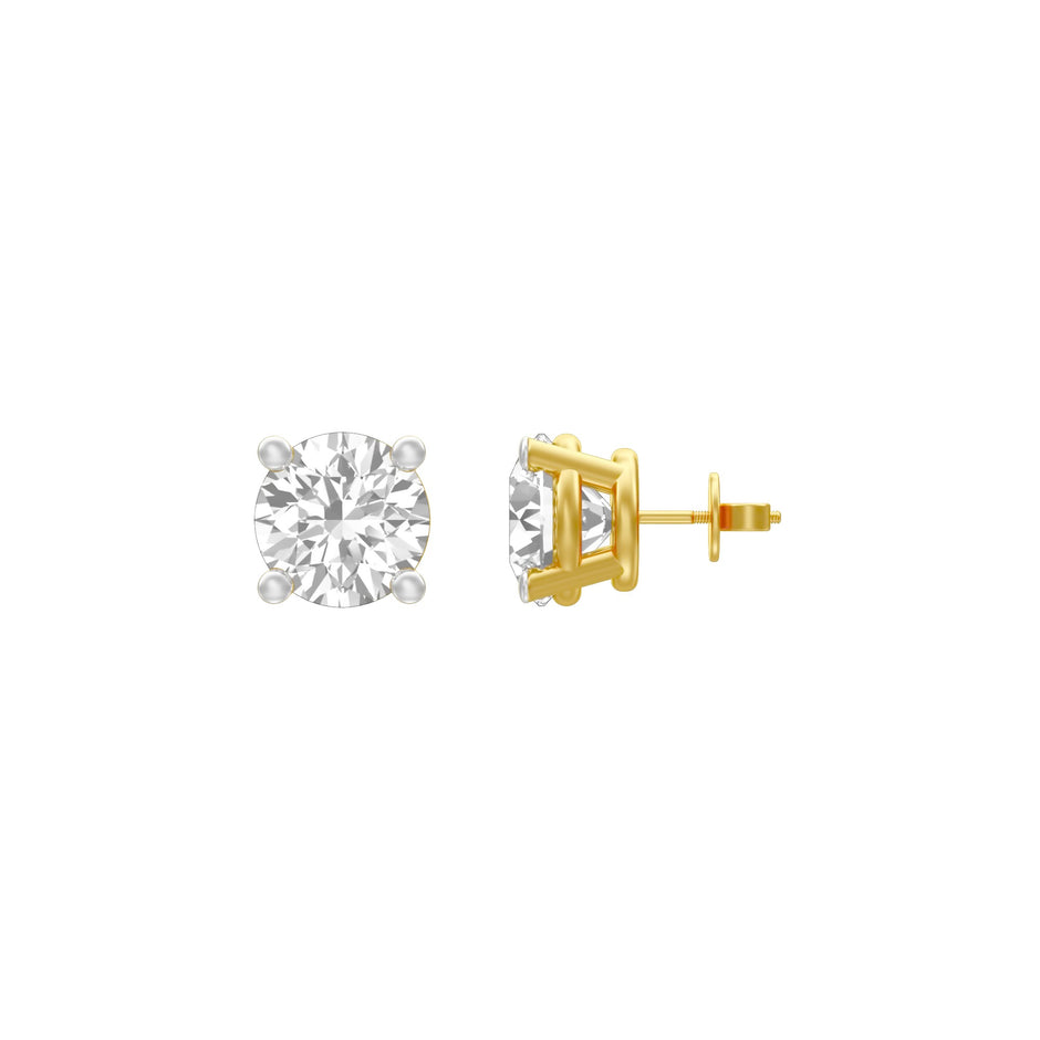 KI-ER00002-100 18 KT / Yellow Gold