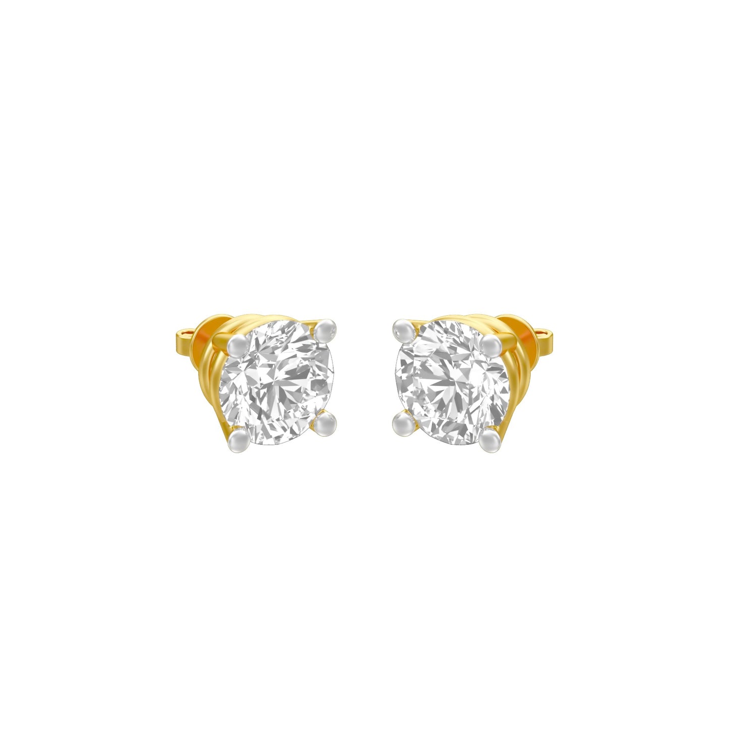 KI-ER00002-100 18 KT / Yellow Gold