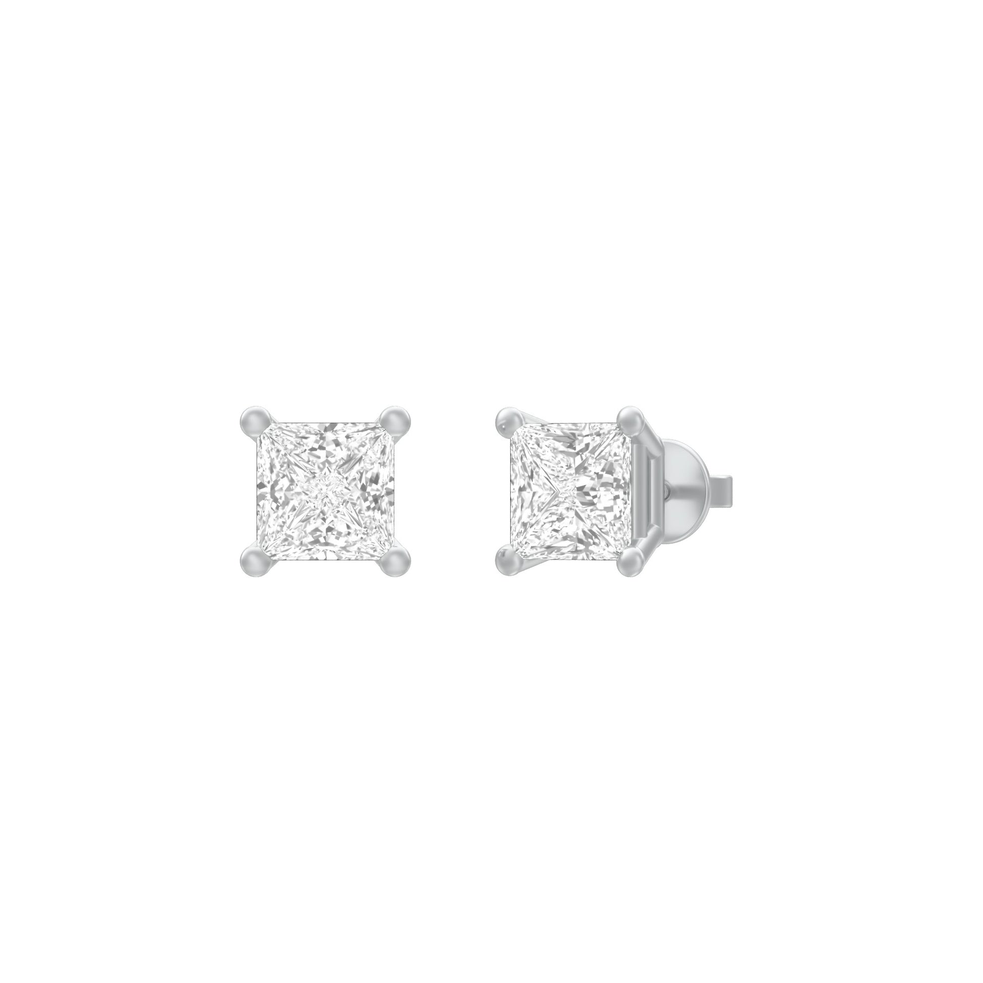 KI-ER00003-053 18 KT / White Gold