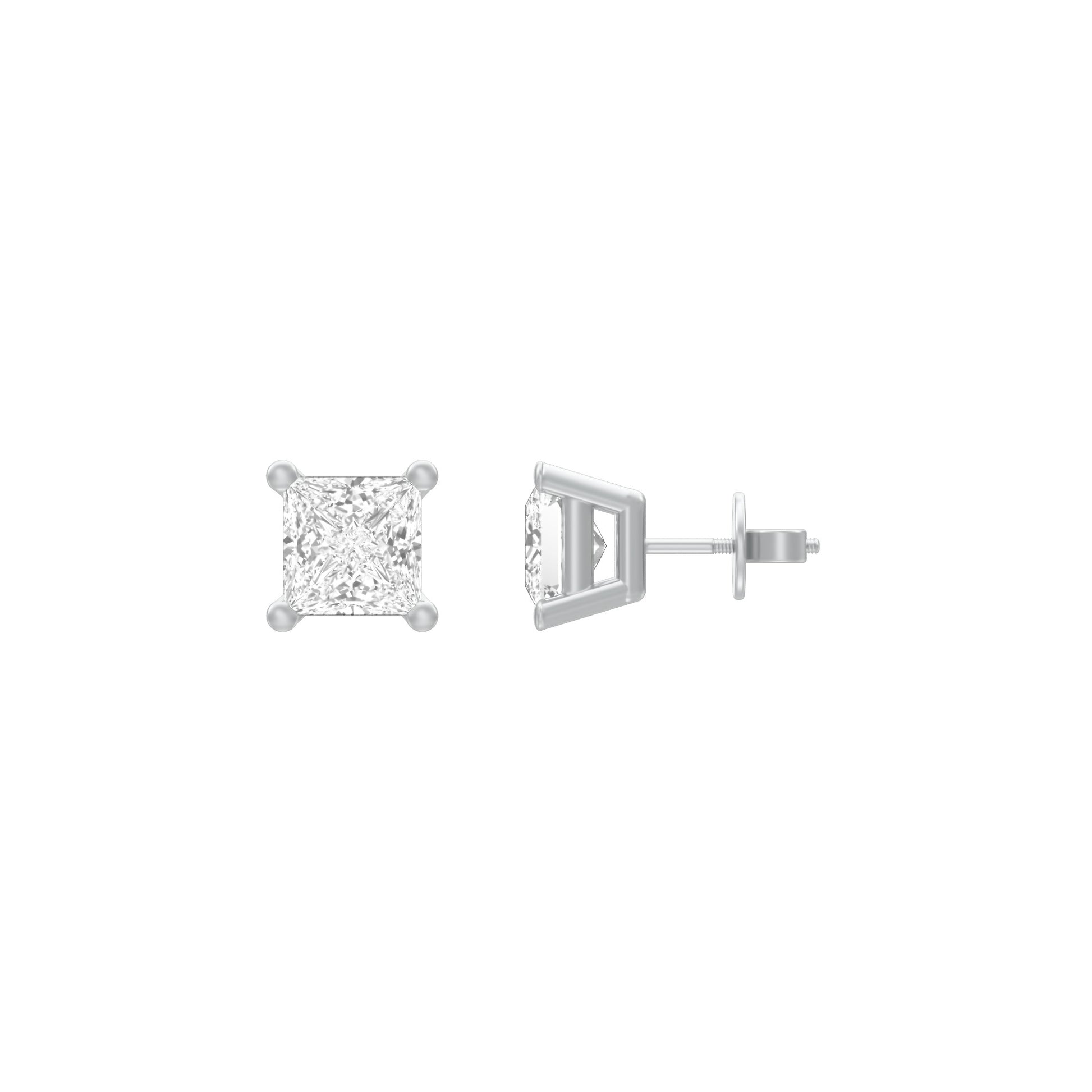 KI-ER00003-053 18 KT / White Gold
