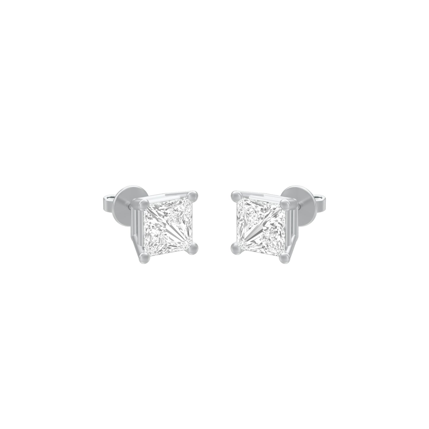 KI-ER00003-053 18 KT / White Gold