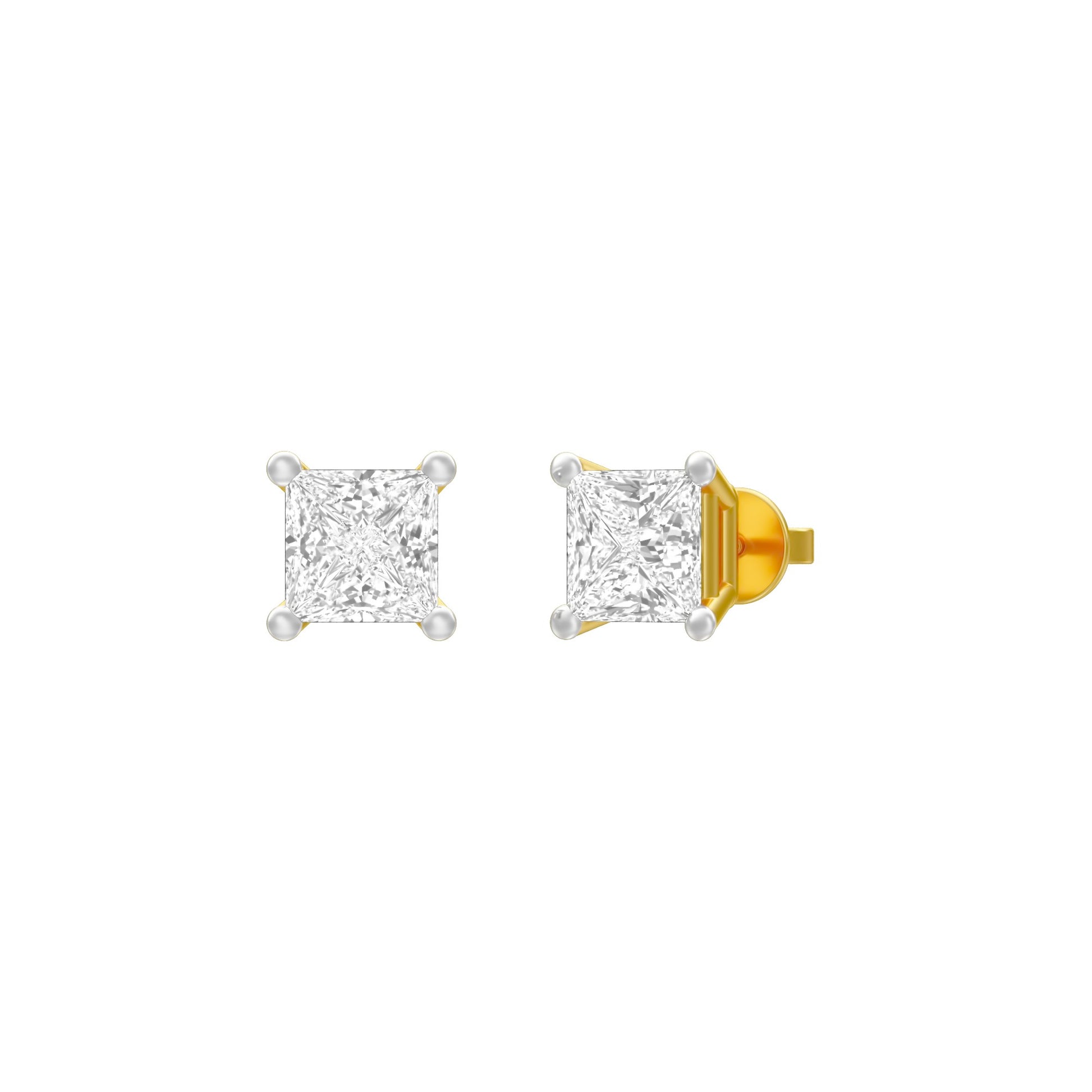 KI-ER00003-053 18 KT / Yellow Gold