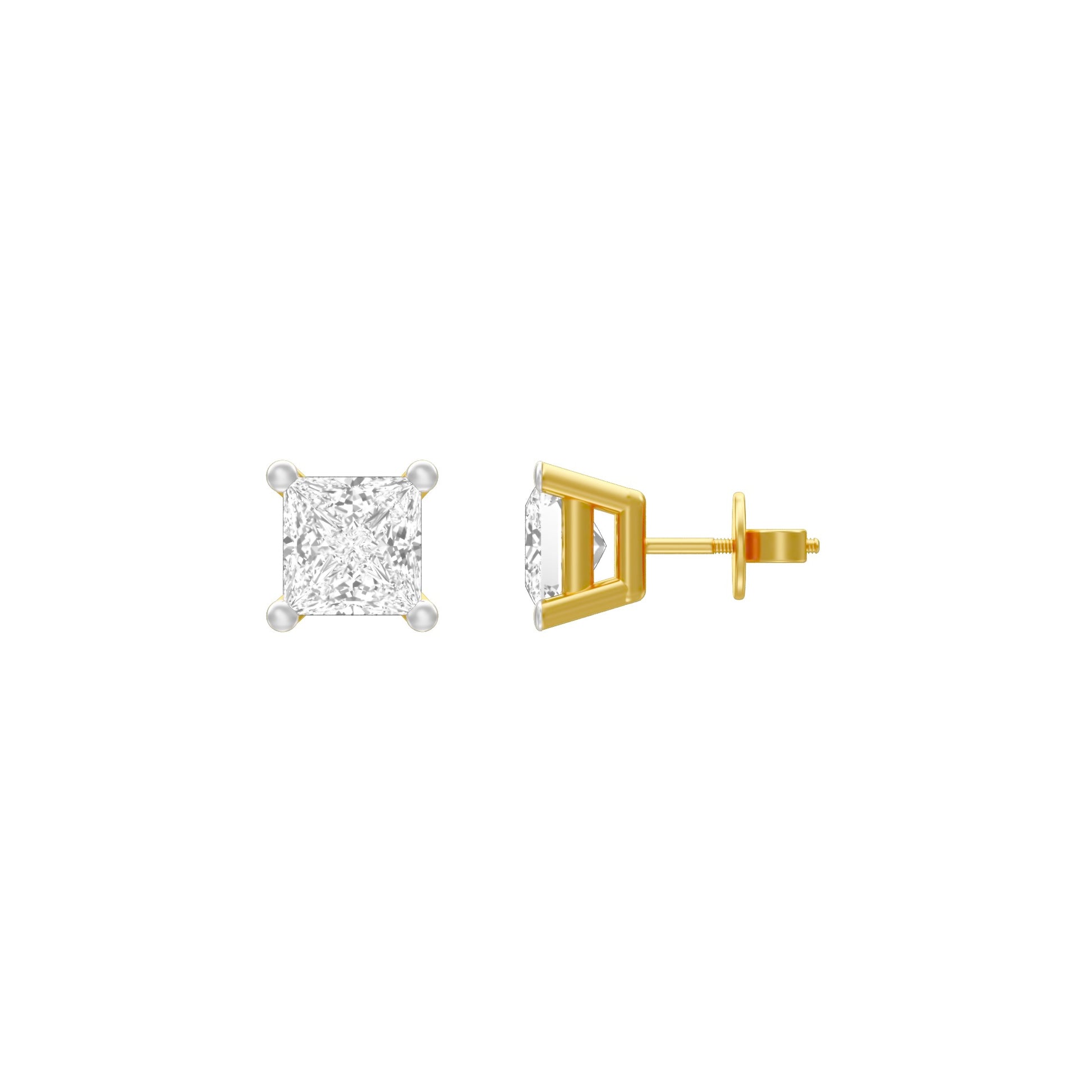 KI-ER00003-053 18 KT / Yellow Gold
