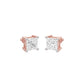 Avea Diamond Stud Earrings 18 KT / Rose Gold