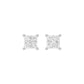 Avea Diamond Stud Earrings 18 KT / White Gold