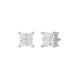 Avea Diamond Stud Earrings 18 KT / White Gold