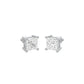 Avea Diamond Stud Earrings 18 KT / White Gold