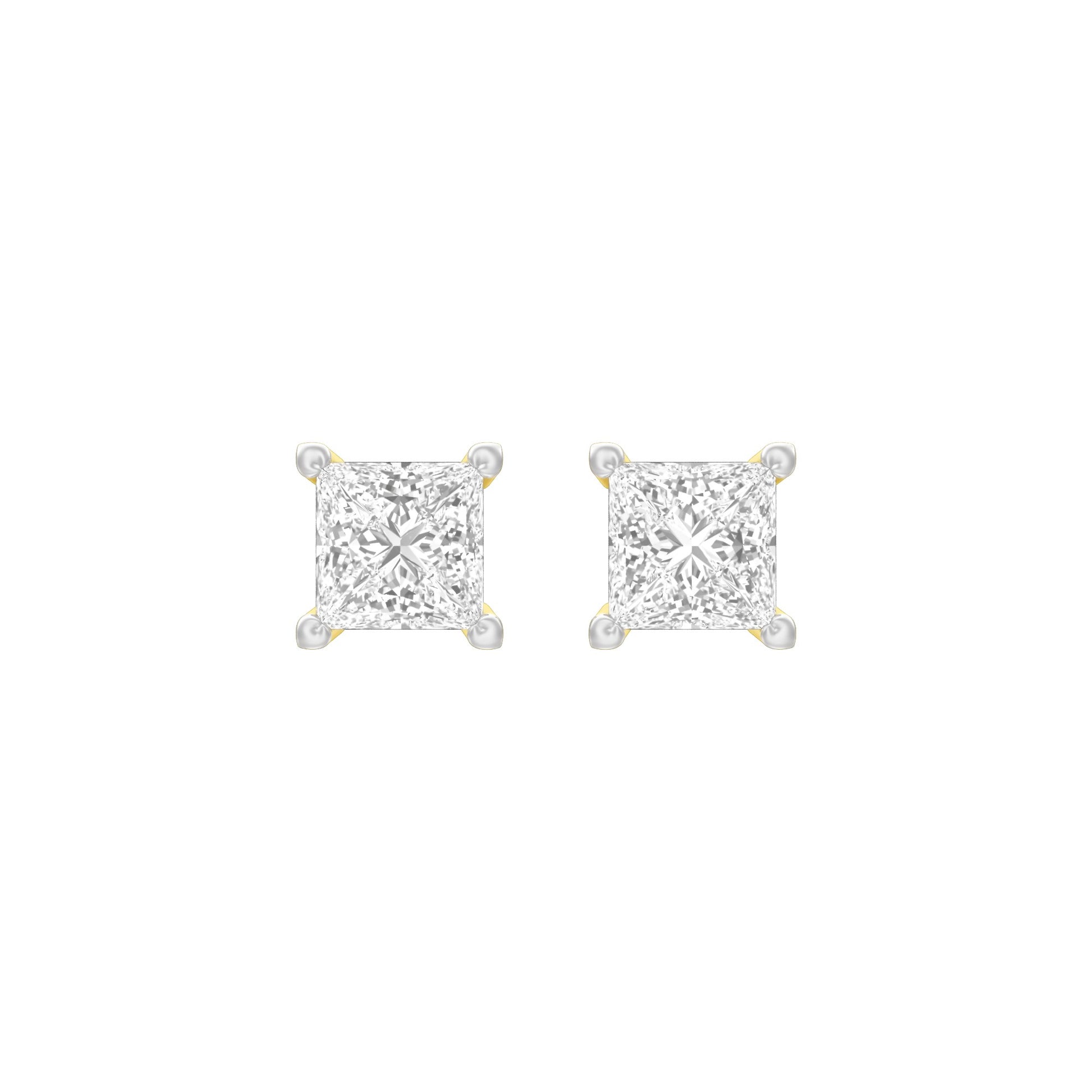 Avea Diamond Stud Earrings 18 KT / Yellow Gold