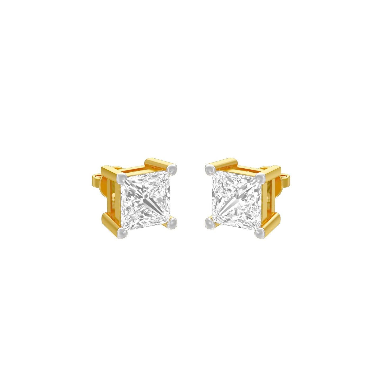 Avea Diamond Stud Earrings 18 KT / Yellow Gold