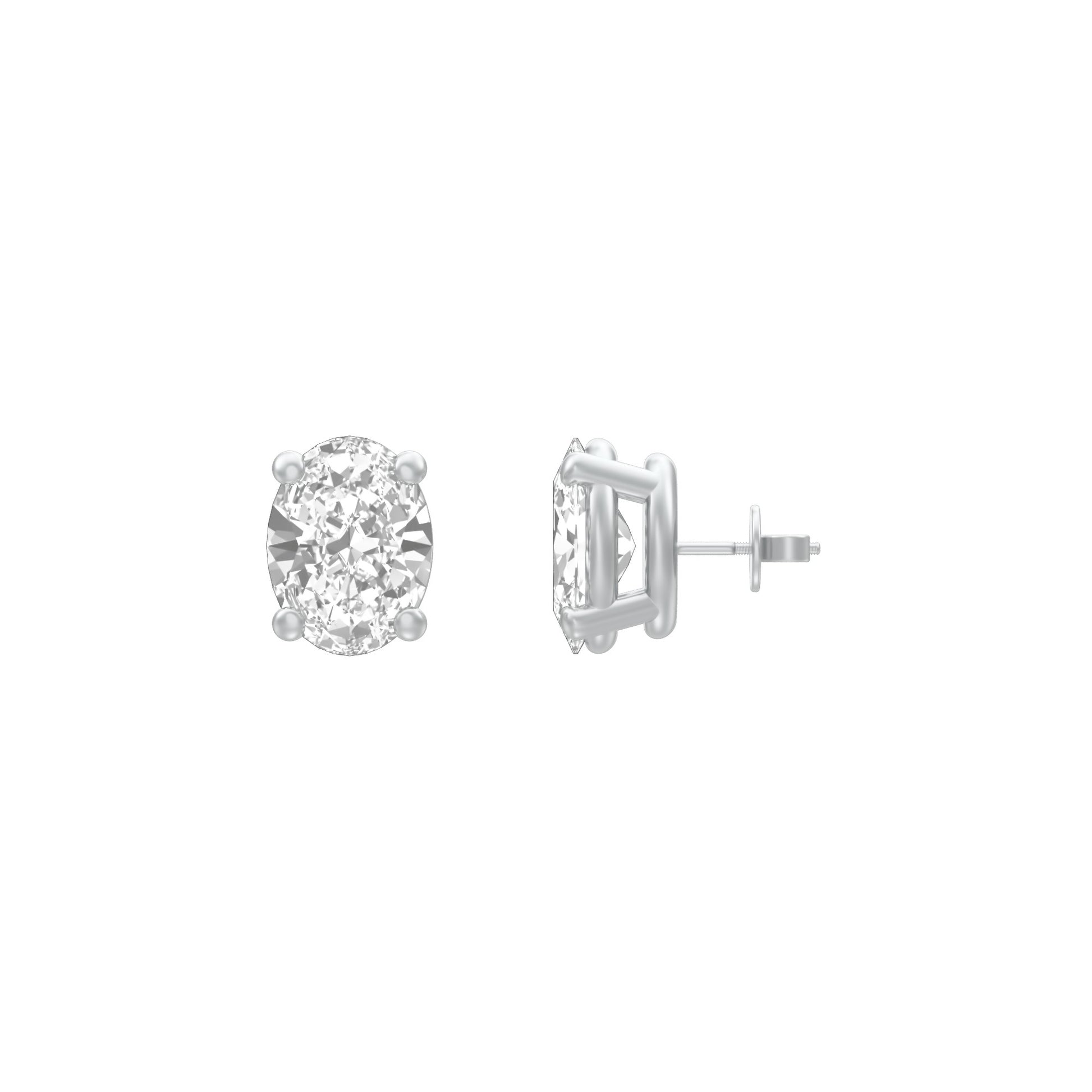 KI-ER00021-020 18 KT / White Gold