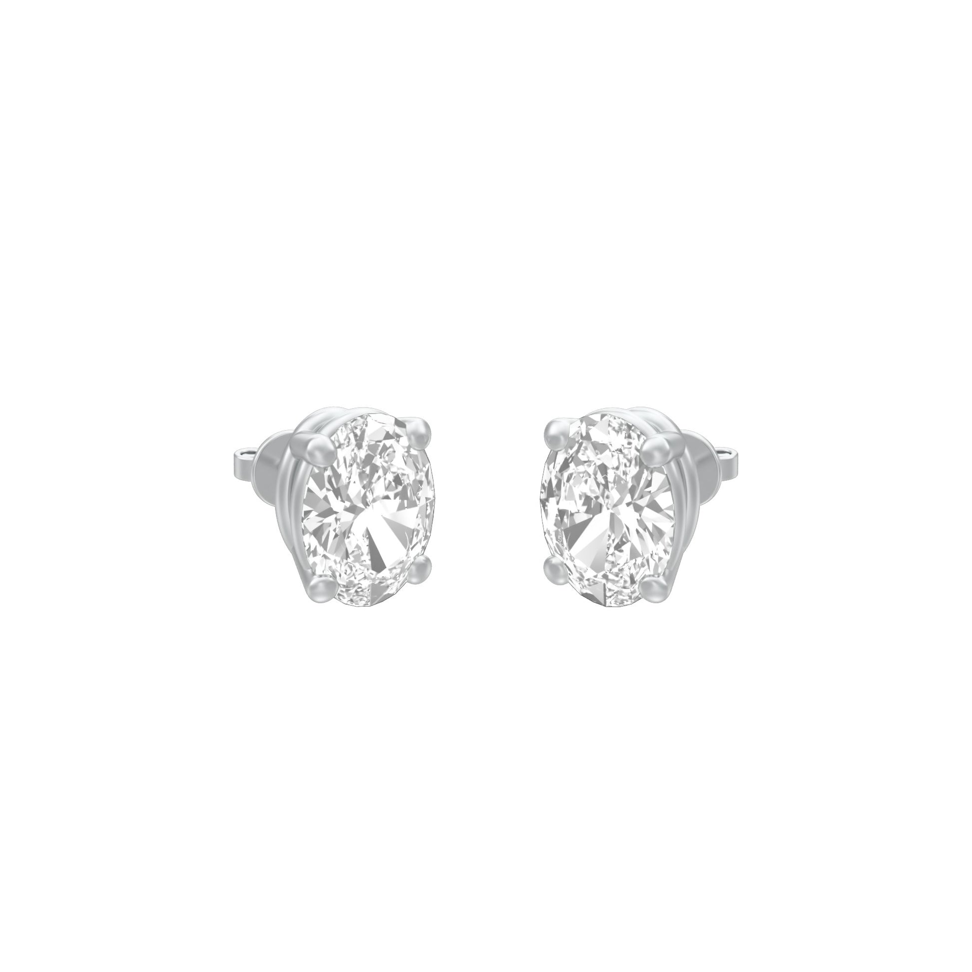 KI-ER00021-020 18 KT / White Gold