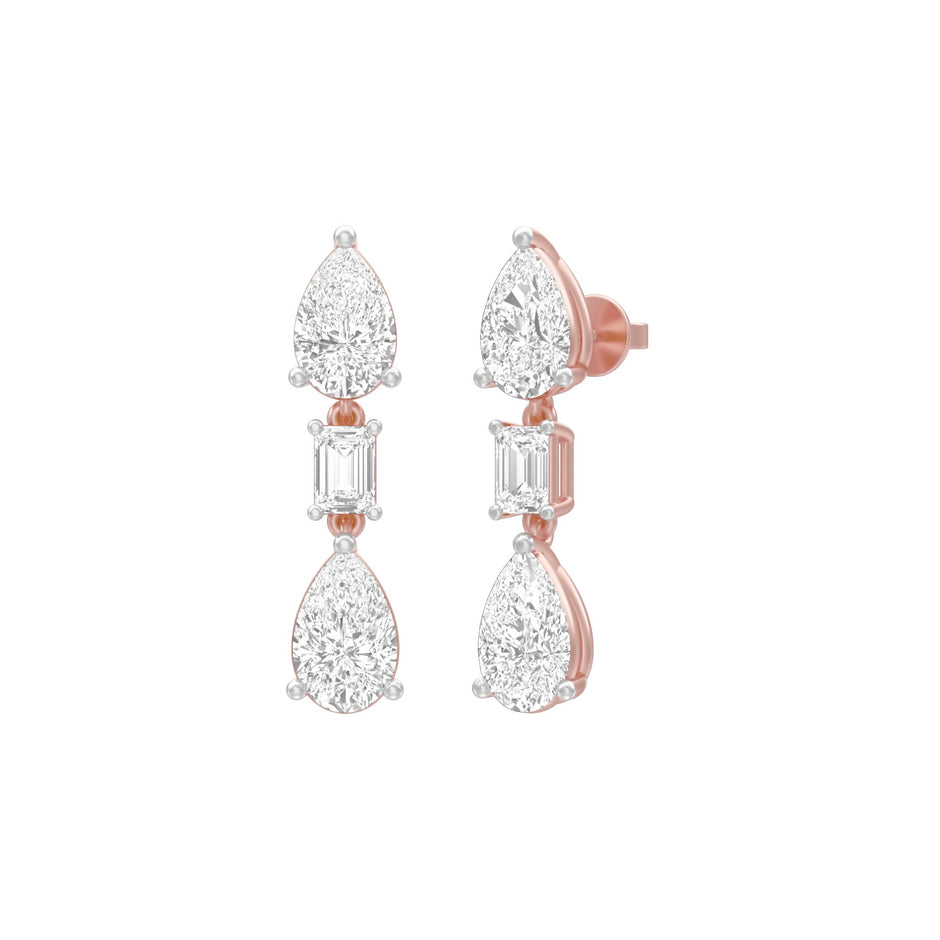 KI-ER00048 18 KT / Rose Gold