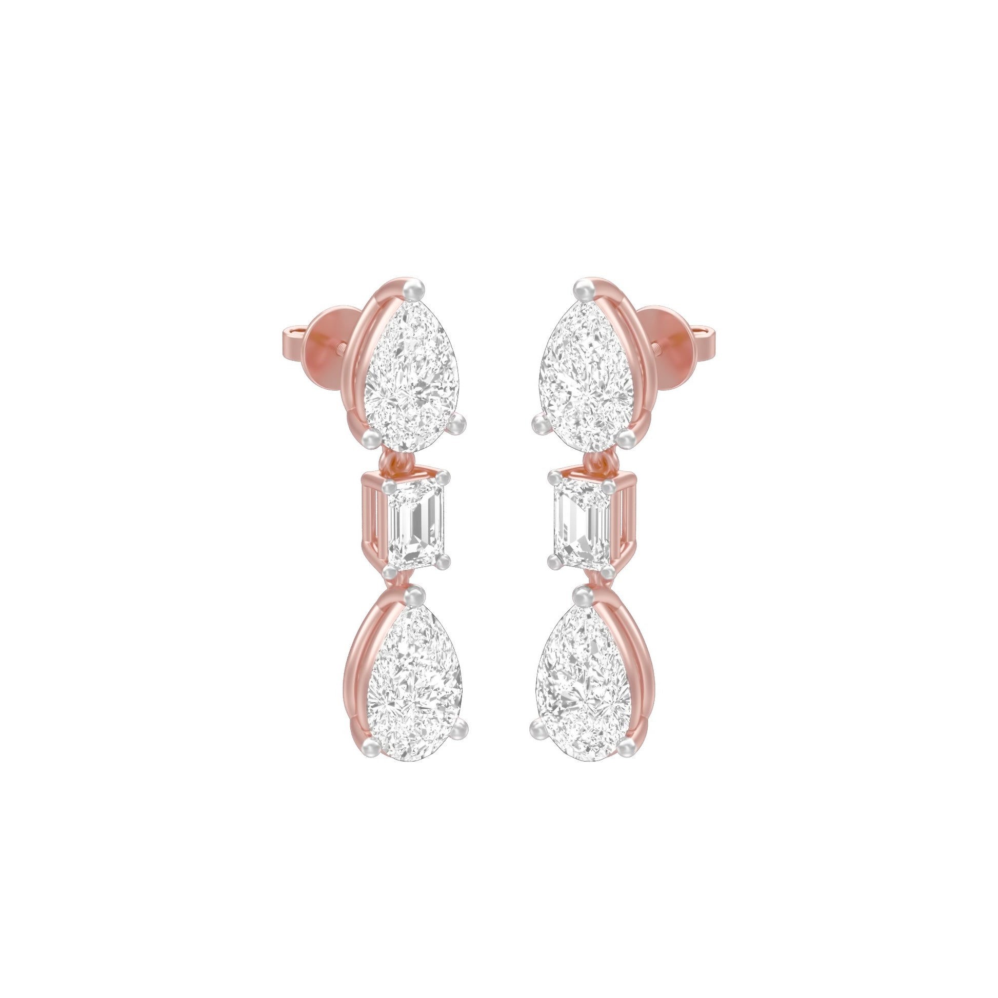 KI-ER00048 18 KT / Rose Gold