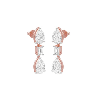 KI-ER00048 18 KT / Rose Gold