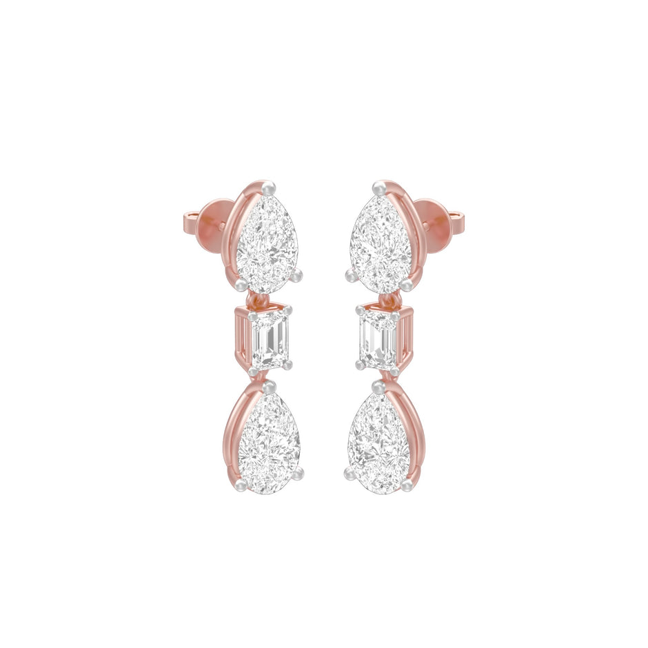 KI-ER00048 18 KT / Rose Gold