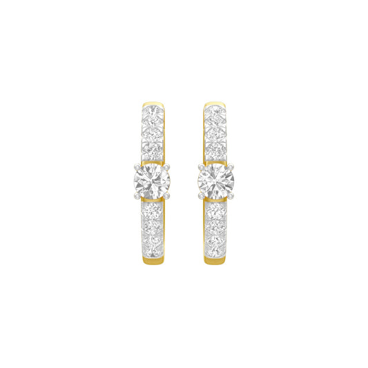 KI-ER00097 18 KT / Yellow Gold