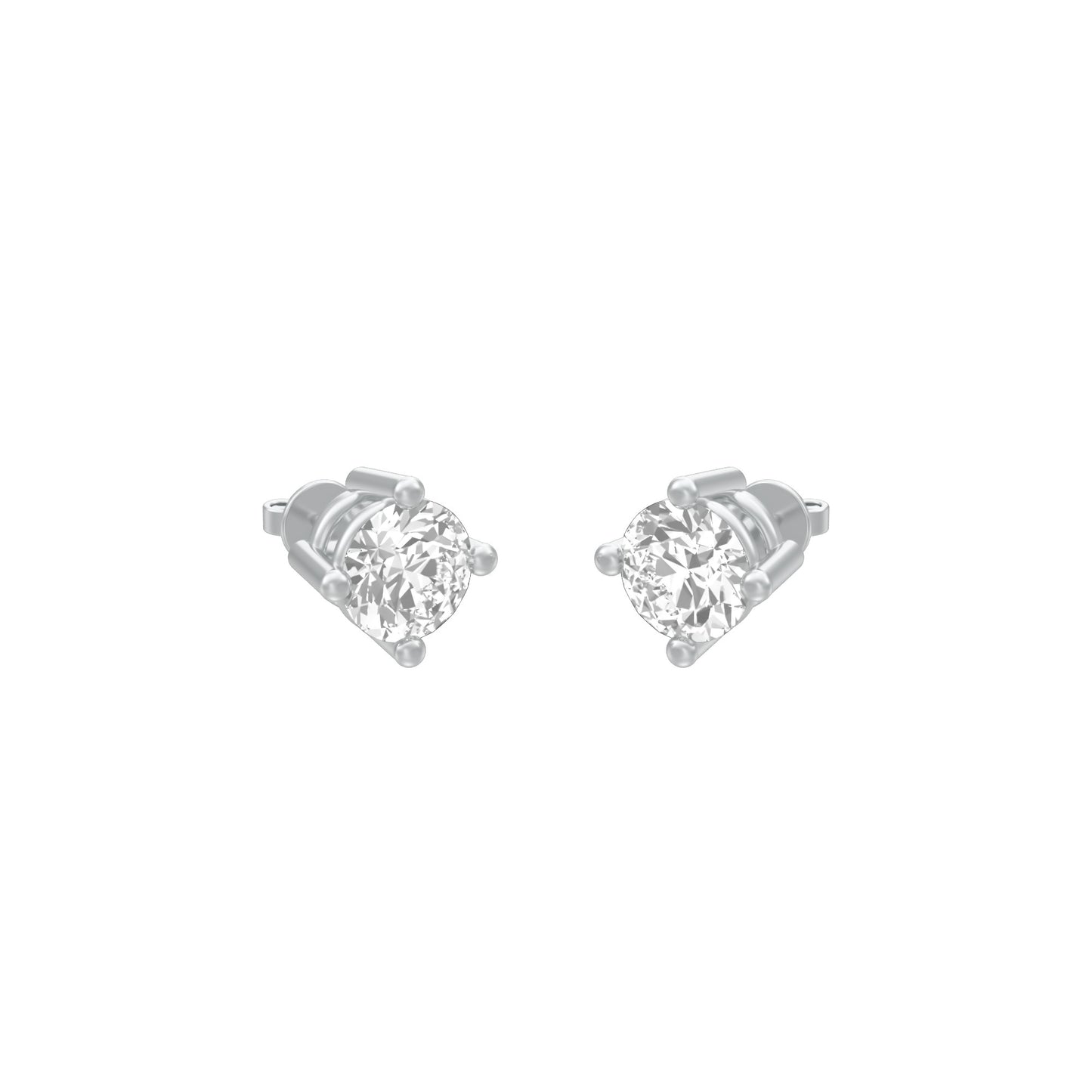 KI-ER00119-030 18 KT / White Gold