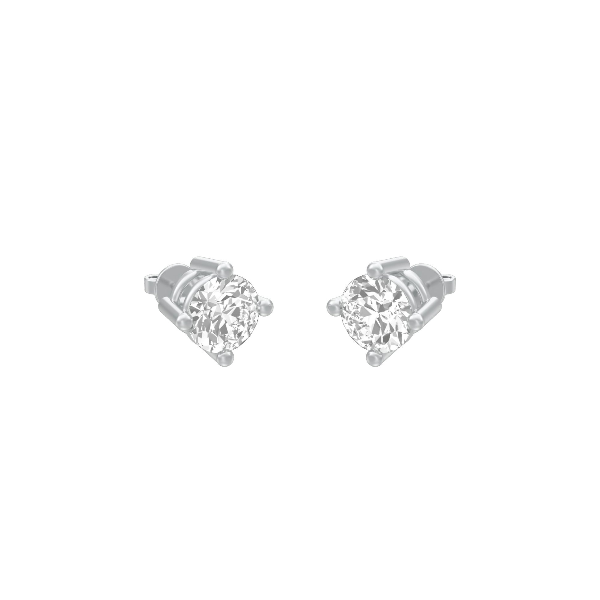 KI-ER00119-030 18 KT / White Gold