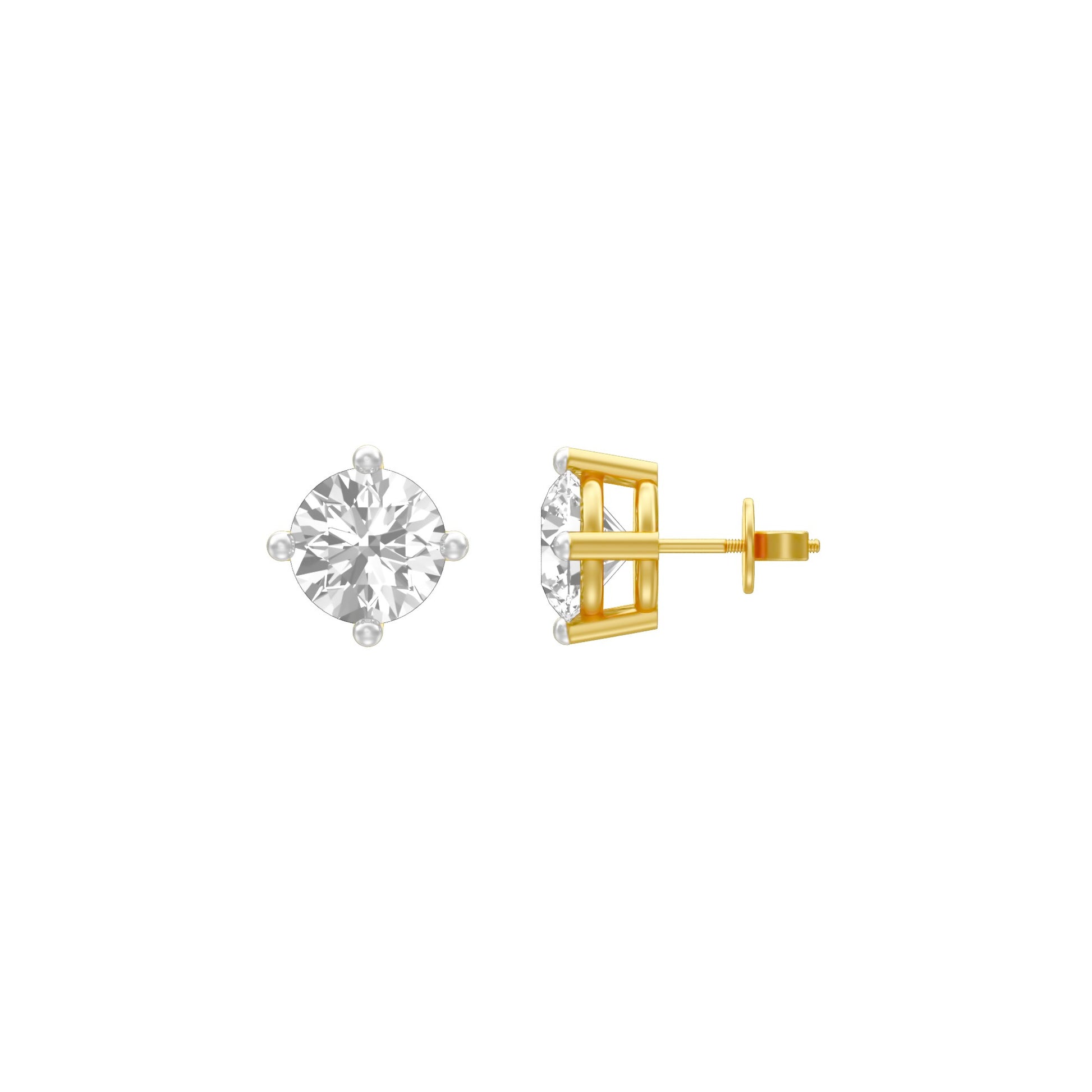 KI-ER00119-100 18 KT / Yellow Gold