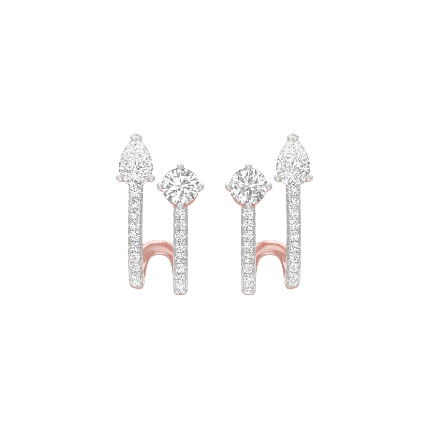 KI-ER00207 18 KT / Rose Gold