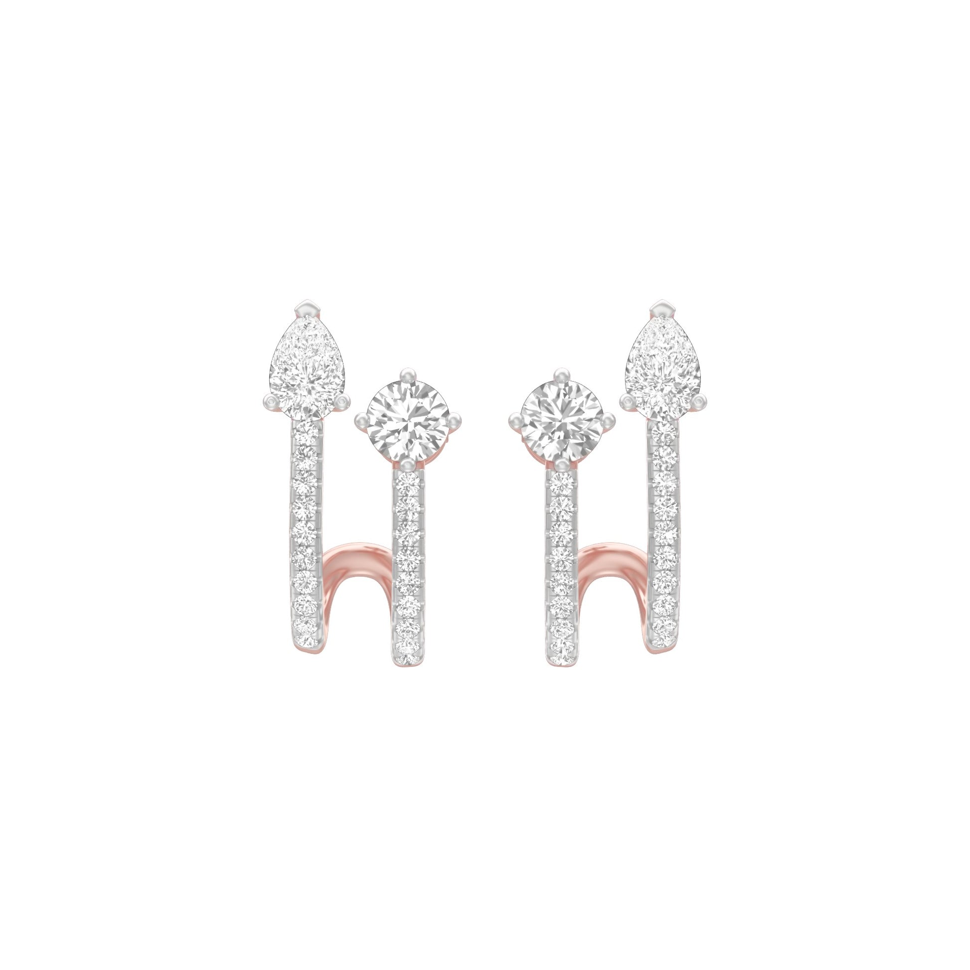 KI-ER00207 18 KT / Rose Gold