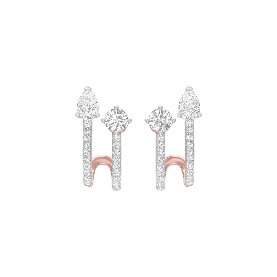 KI-ER00207 18 KT / Rose Gold