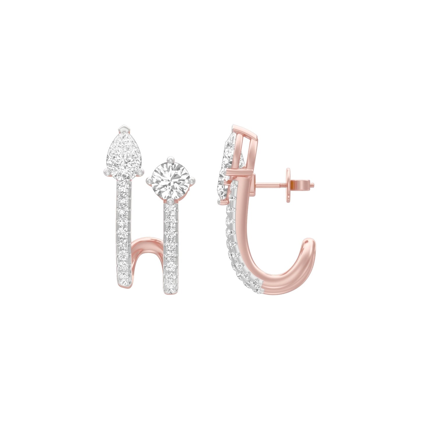 KI-ER00207 18 KT / Rose Gold