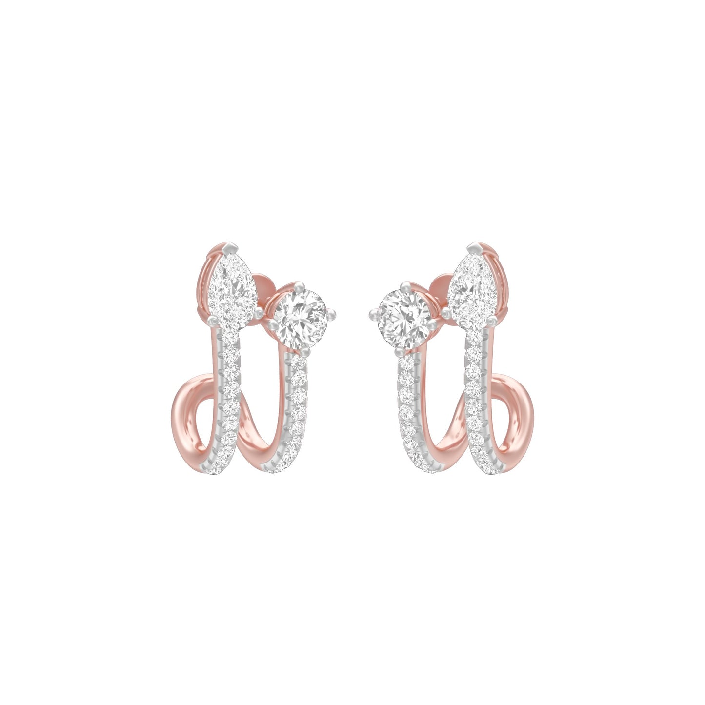 KI-ER00207 18 KT / Rose Gold