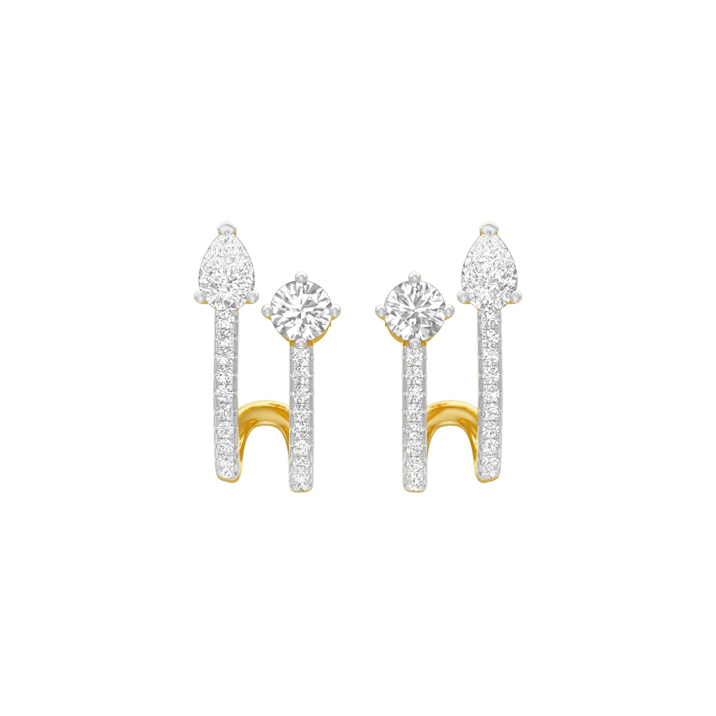 KI-ER00207 18 KT / Yellow Gold