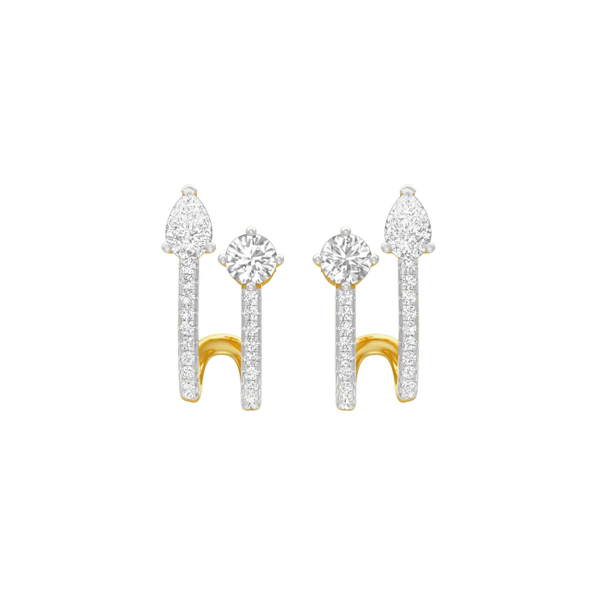 KI-ER00207 18 KT / Yellow Gold