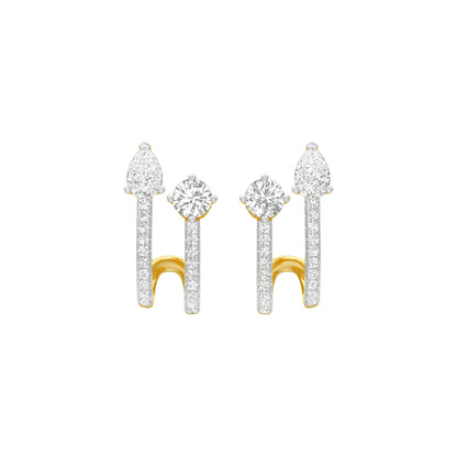 KI-ER00207 18 KT / Yellow Gold