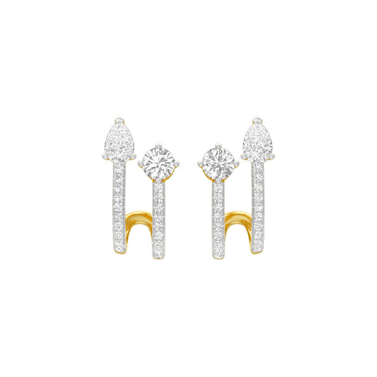 KI-ER00207 18 KT / Yellow Gold